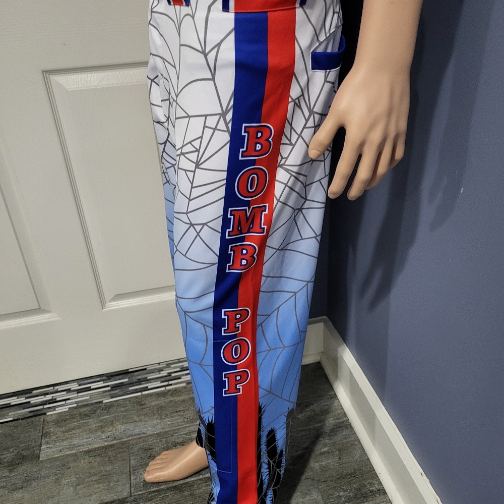 Bomb Pop Themed Pants - Red, Blue, White